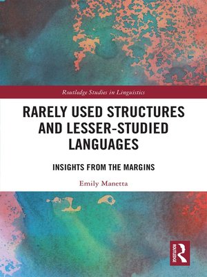 cover image of Rarely Used Structures and Lesser-Studied Languages